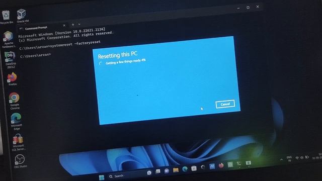 How to Factory Reset Windows 11 using cmd (Command Prompt) смотреть онлайн