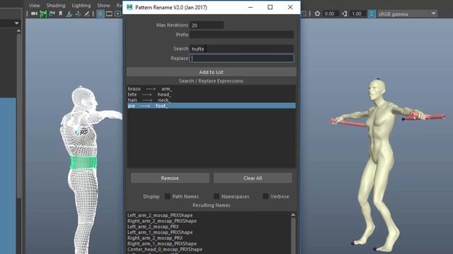 Maya Bonus Tools: Pattern Rename 2.0 смотреть онлайн