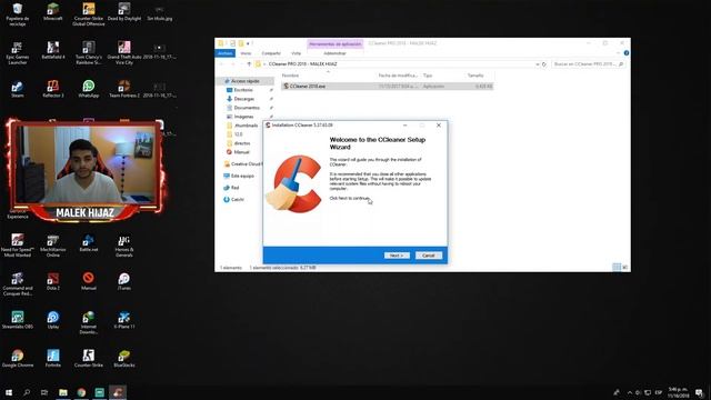 CCLEANER PRO GRATIS 2018-2019 | MALEK HIJAZ смотреть онлайн