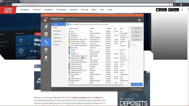 How to Remove Built-In Apps from Windows 10 смотреть онлайн