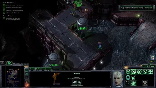 StarCraft II Wings of Liberty Campaign Playthrough #10 - Ghost of a Chance смотреть онлайн