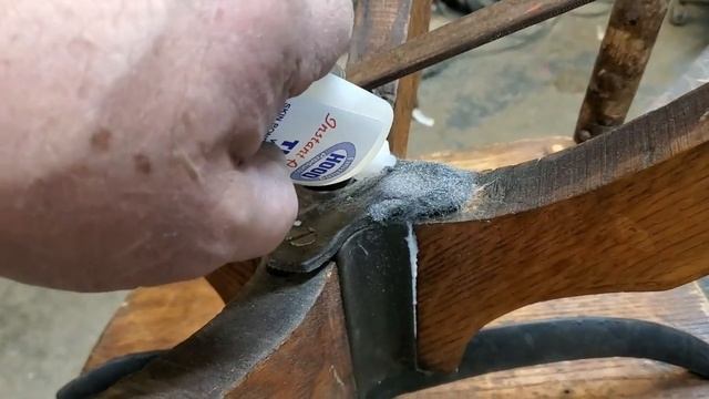 Metal Repair With Fine Steel Wool & Instant Glue
