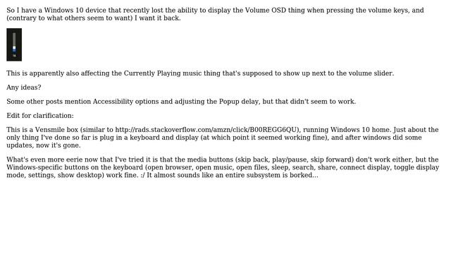 Enable the Volume OSD in Windows 10 (2 Solutions!!) смотреть онлайн