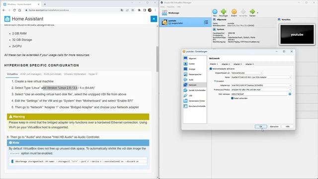 Home Assistant: unter Windows (VM) Virtual Box смотреть онлайн