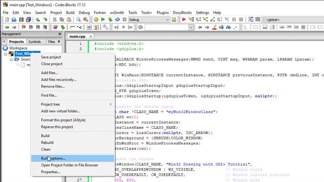 How to build C++ Win32 GDI+ applications with CodeBlocks 17 and GCC 8 смотреть онлайн