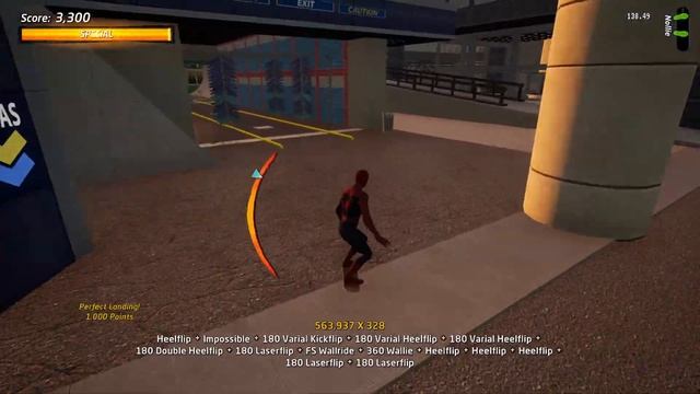 THPS 1+2 | Spider-Man | Los Angeles 373 Million Points Combo w/ No Robot Lining (THPS 1+2 Pro Mod) смотреть онлайн