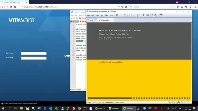 How to change port by ssh on ESXi 6.7 host смотреть онлайн
