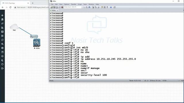 How to Install ASDM On Cisco ASA in EVE-NG | Initial Configuration of Cisco ASA for Web-based Acces смотреть онлайн