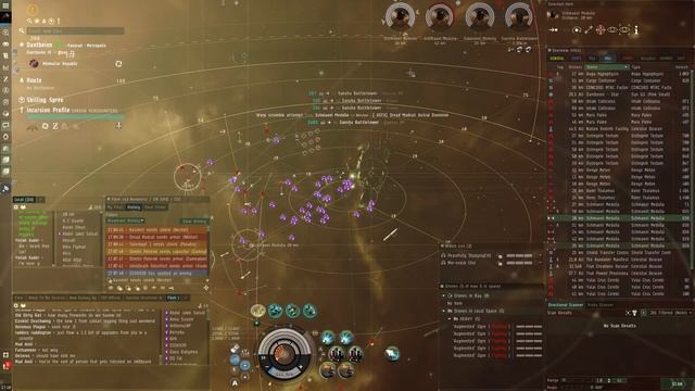 Eve online. Sansha Incursions. 31 500 000 isk / 5 min смотреть онлайн