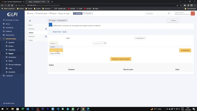 Localização Automática no GLPI смотреть онлайн