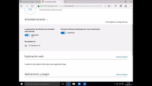 configurar control parental para menores Windows 10 смотреть онлайн