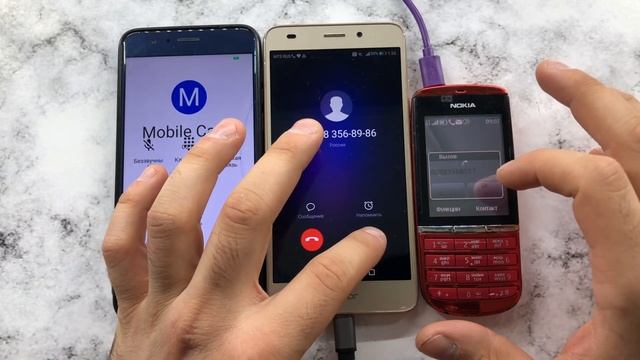 Old Phone Nokia 300 vs Honor 5C vs Honor 8/ Incoming and Outgoing Call смотреть онлайн