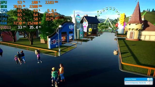 Planet Coaster - RX 550 4G - RYZEN 5 2600 смотреть онлайн