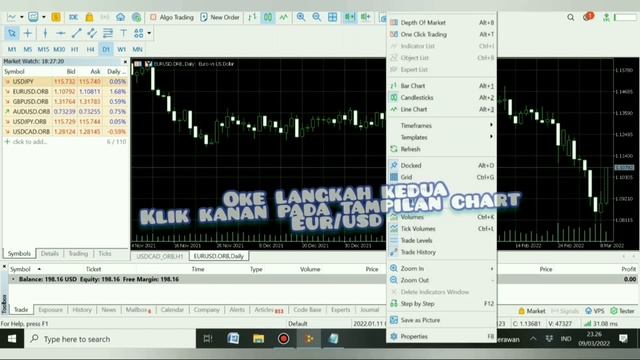 CARA MULAI TRADING FOREX DAN SET UP TAMPILAN METATRADER MT5 DI LAPTOP PC смотреть онлайн