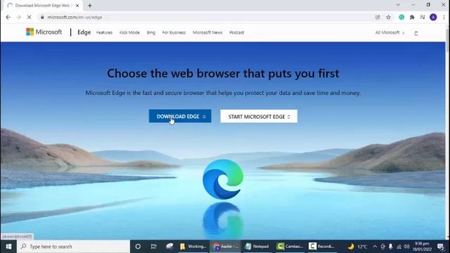 How To install Microsoft EDGE On Windows 10 | install Official Microsoft EDGE 2022 смотреть онлайн