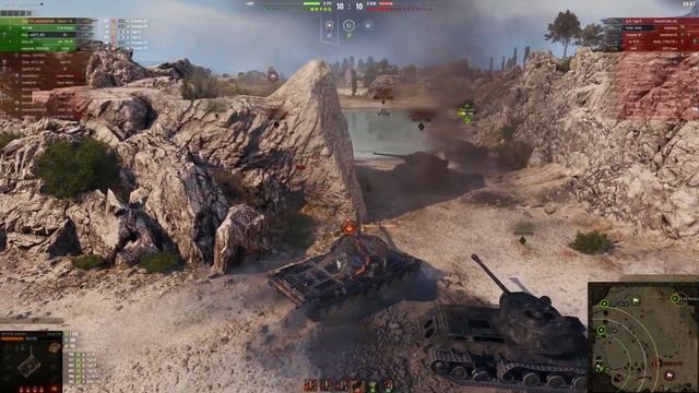 WORLD OF TANKS! Победные Бои ★ Часть 148 ★ Не смог уничтожить вторую арту. смотреть онлайн