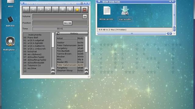 AROS x86: AspireOS Start Install Wim and Play Mod on Modexplorer смотреть онлайн