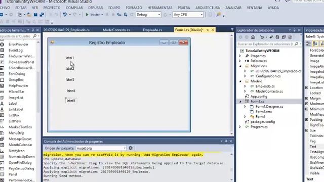 Como utilizar Entity Framework-Windows Form смотреть онлайн