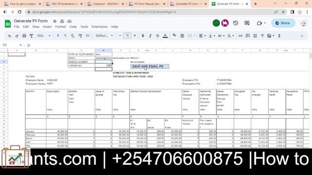 How to Generate and Prepare KRA P9 Form Online смотреть онлайн