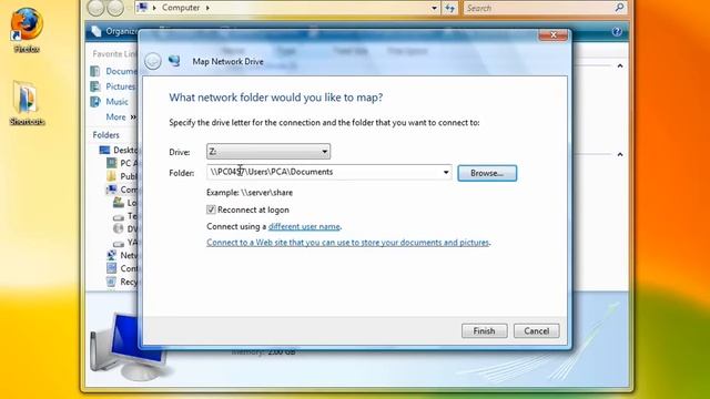 Map a network drive смотреть онлайн