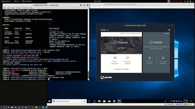 Bypass Panda Adaptive Defense 360 Revisited (Lock Mode) using Empire смотреть онлайн
