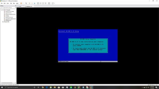 VMWARE Workstation How To Install MS-DOS 6.22 And Windows 3.11 In A Virtual Machine смотреть онлайн
