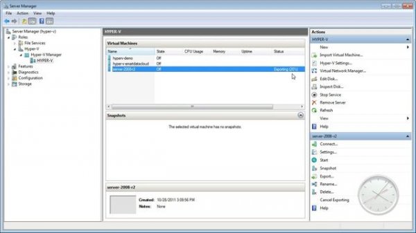 Backup Microsoft Hyper-V VM