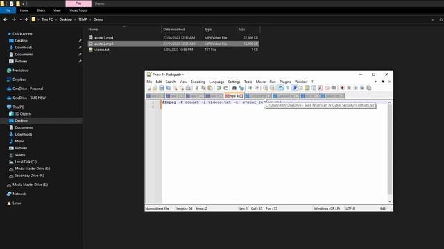 FFMPEG Tutorial: Combine Videos using FFMPEG смотреть онлайн