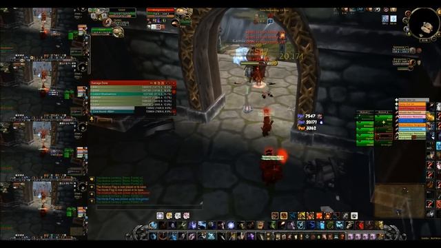 WoW - Multiboxing 5 Hunters - Twin Peaks Battleground - Comeback Win смотреть онлайн