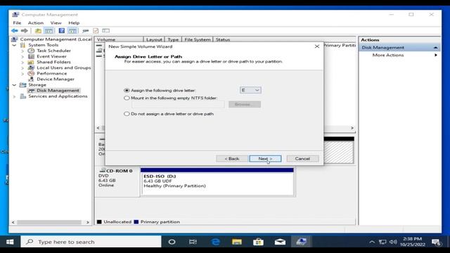 Create Disk Partition After installing || Extend C Drive in Windows 10 without Software in Hindi. смотреть онлайн