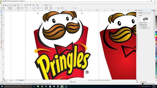 Diseño en CorelDraw, Papas Pringles смотреть онлайн