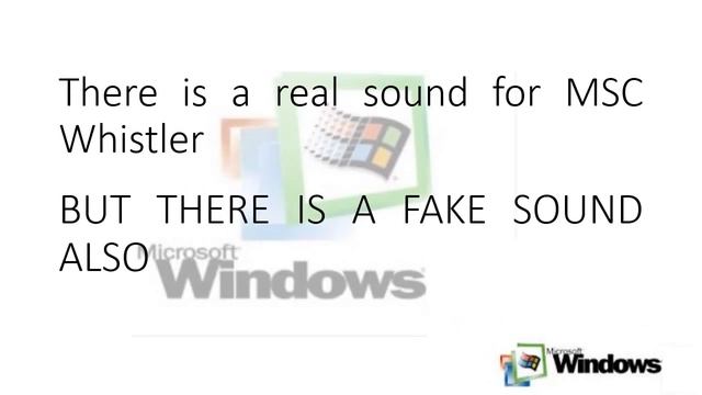 Fake and Real Windows Whistler Sounds. Must see смотреть онлайн