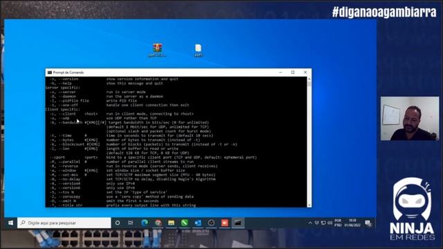 Como testar largura de banda na rede interna - IPERF3 смотреть онлайн
