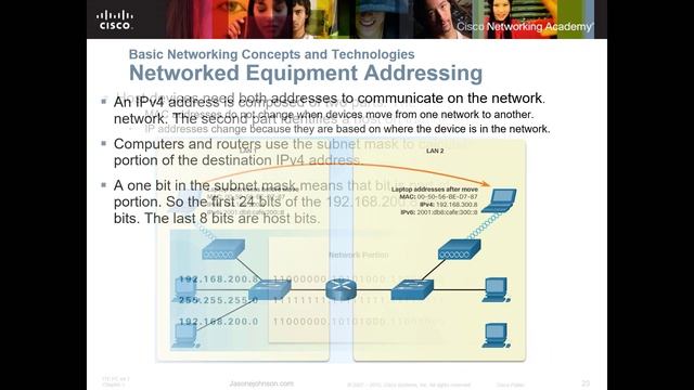 NETACAD IT Essentials, Chapter 7 Part 2 of 2, Networking Concepts смотреть онлайн