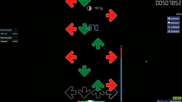 Impressive Osu!Mania play 5.87* Glorious Windows 987K смотреть онлайн