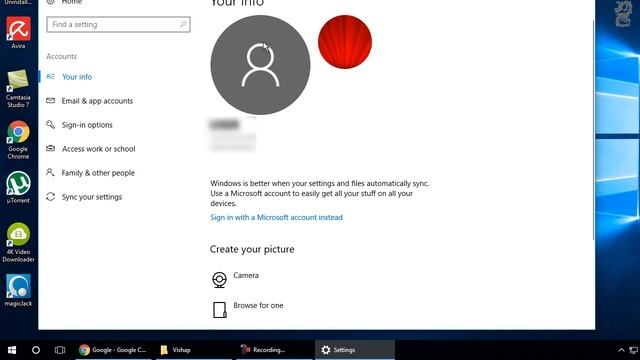 Restore Default User Account Picture in Windows 10: How To Delete Profile Picture in Windows 10 смотреть онлайн
