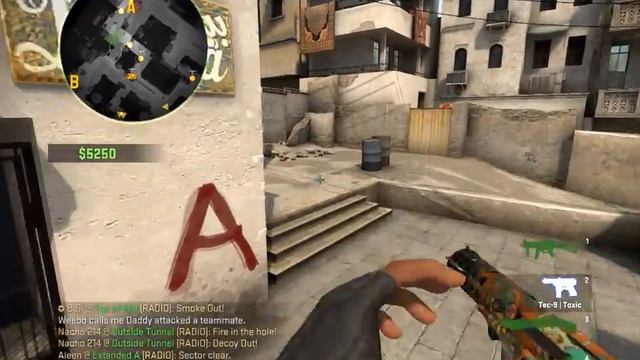CS:GO B.S. - Shanking people for fun in Long A DustII смотреть онлайн
