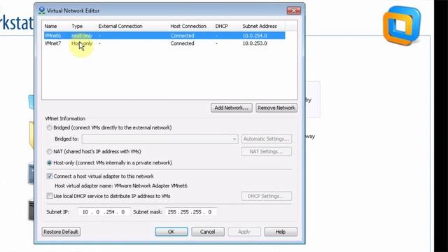 Route two host only adapters VMWare Workstation смотреть онлайн