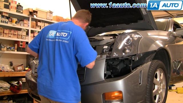 How to Replace Front Bumper Cover 03-07 Cadillac CTS смотреть онлайн