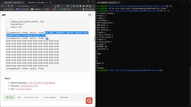 How I run my gcc commands in the terminal смотреть онлайн
