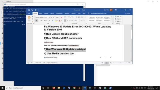 Fix Windows Update Error 0xC1900101 When Updating Windows 10 смотреть онлайн