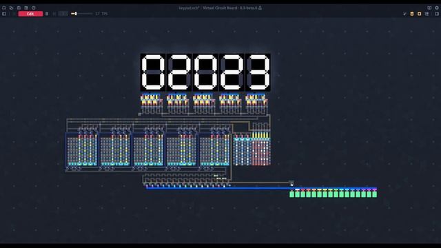 Serial 16-bit Binary to 7-Segment Display | Virtual Circuit Board смотреть онлайн