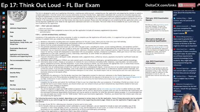 Ep 17: Think Out Loud - Learn UX Research Planning and Design LIVE - Florida Bar Exam Project смотреть онлайн