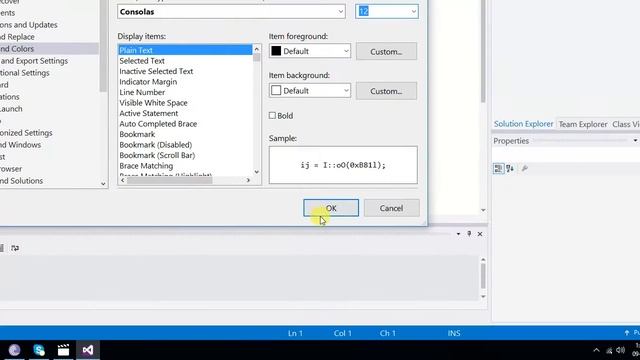 How to Change the Font Size and Skin in Visual Studio 2015 смотреть онлайн