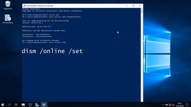 Windows Server Evaluierungs-Version in eine Vollversion umwandeln смотреть онлайн