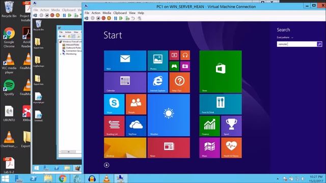 Setting up firewall rules in Windows Server 2012 смотреть онлайн