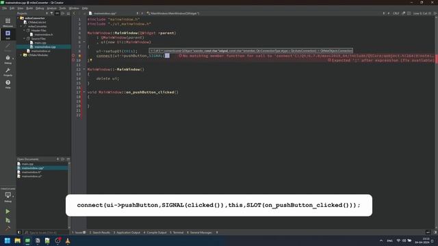 Getting Started with QT Creator | C++ | Introduction and Example смотреть онлайн
