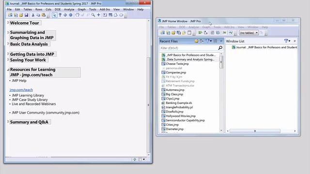 JMP Academic Series: JMP Basics for Professors and Students 08Mar2017 смотреть онлайн
