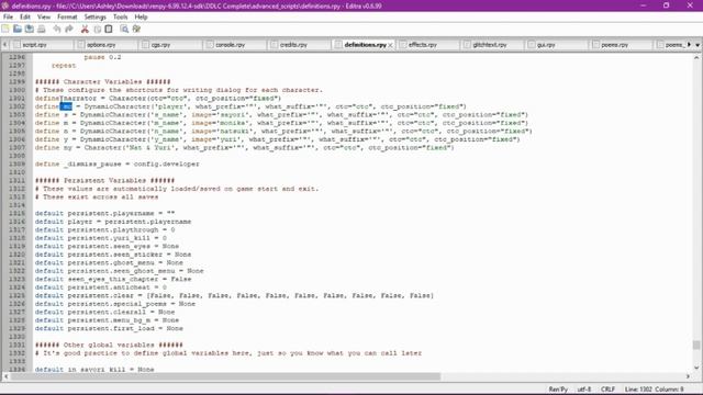 Downloading The DDLC Modding Template