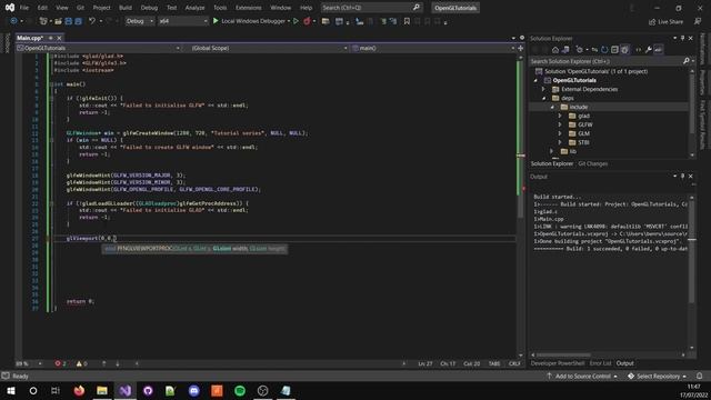 OpenGL Beginner 3D Game Tutorials C++ | Episode 1 - GLFW Window | Visual Studio 2022 смотреть онлайн